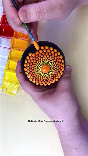 Sacred Geometry Stone Painting Tutorial