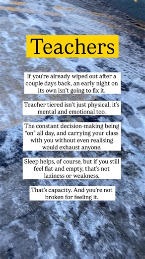 Martin - For Teachers Tired of Diets, Guilt & Tight Clothes on Instagram: "Something that catches a lot of teachers in the first week back is sleep self-sabotage. Not because you don’t know sleep matters. But because you’ve had nothing that feels like yours all day. So you stay up an extra hour. You put a show on you’ve been saving. But you’re too wired to follow it, so you end up scrolling instead. It feels like the only quiet time you’ve had. So you cling to it. There’s science behind this. Wh