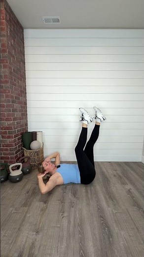 Toe Reach to Bicycle Crunch Exercise Demo (Core Workout)