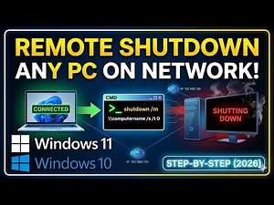 How to Remotely Shutdown ANY PC on Your Network (2026 Guide)