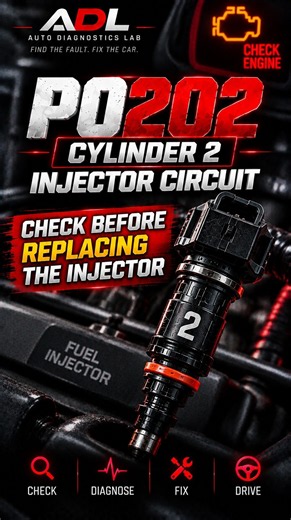 P0202 Injector Circuit Error ⚠️ | Cylinder 2 | How to Diagnose