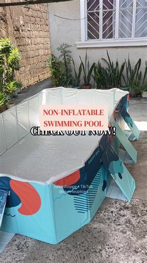 The unboxing and quick setup of non-inflatable swimming pool #noninflatablepool #swimmingpool #kidspool #pool #summer