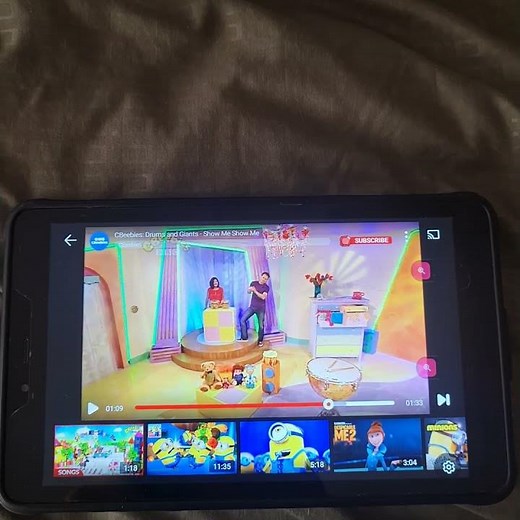 9 June 2024 cbeebies drums and giants show me show me