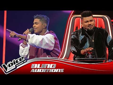 Yumira Maduranga | Joodu Daala Yan (ජෝඩු දාලා යන්) | Blind Auditions | The Voice Teens Sri Lanka S3
