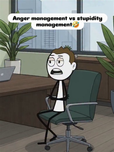 😂 Anger Management vs. Stupidity Management 🤦‍♂️ We all know anger can be controlled... but stupidity? That's a whole different challenge! 😅 Watch until the end for the punchline. 💬 Which one is harder to manage? 👍 Like if you laughed. 📲 Share this with a friend who needs to see it! 🔔 Follow for more hilarious animations.