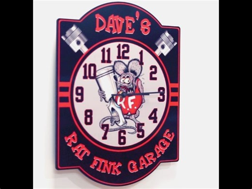 Watch Rat Fink Custom Garage Clock on Amazon Live