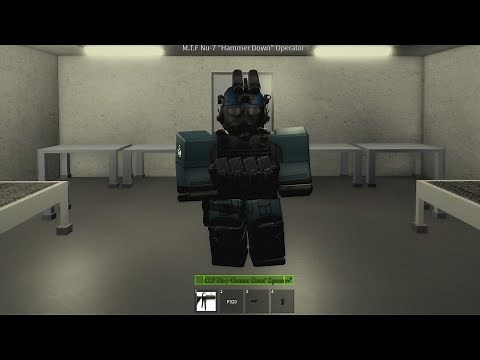 Roblox SCP M.T.F Nu-7 “Hammer Down" Operator (Avatar Build) (Remake)