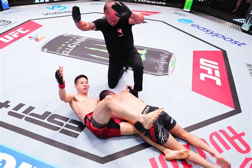 UFC Vegas 106 star strangles rival in minutes to extend nine-fight finish streak and remain undefeated