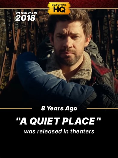 A Quiet Place (2018) hit theaters 8 years ago today, redefining modern horror with its innovative use of silence and tension-driven storytelling. Directed by and starring John Krasinski alongside Emily Blunt, the film became both a critical and commercial hit, proving that high-concept horror could thrive with minimal dialogue and maximum suspense. 🕐 Run Time: 1 hour 30 minutes 🎭 Genre: Horror • Thriller • Sci-Fi 📘 Synopsis (non-spoiler): In a world overrun by deadly creatures that hunt by so
