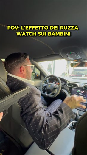 L’EFFETTO DEI RUZZA WATCH SUI BAMBINI 🧒 #ruzzawatch #ruzzaorologi #lamborghini #urus