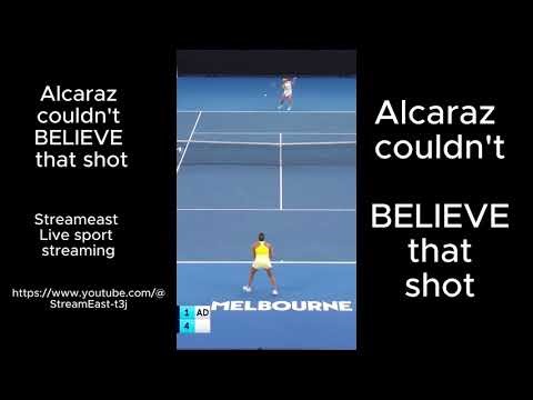 Alcaraz couldn't BELIEVE that shot