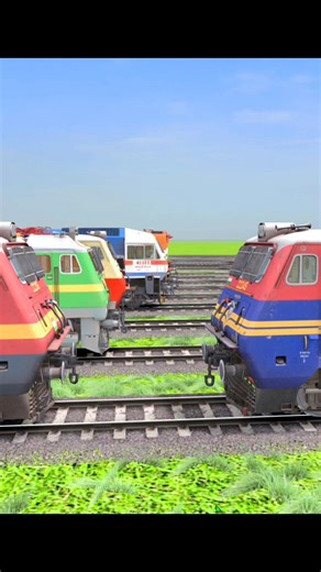 auto coupling and Ricky crossing railroad crossing with bumpy crossing #loco #bumpycrossing #trains