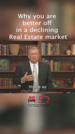 You're so much better off as a real estate person working in a very flat market or declining market. Learn what Mike Ferry says about pricing a property in a declining market. What do you take from what he says ? #mikeferry #realestate #realestateagent #bestadvice #motivation #mindset #selfhelp #quote #mikeset | The Mike Ferry Organization
