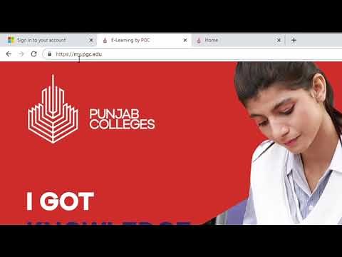 How to login on PGC Portal