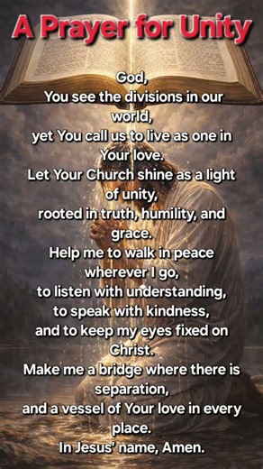 Praying for a heart that seeks unity #prayer #thegoodangel #foryou