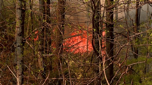 Avery County family shaken after wildfire threatens home; Nearby prisons remain alert