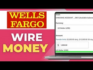 How to Do a Wire Transfer with Wells Fargo Online Banking Full Tutorial
