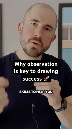 Why Observation is Key to Drawing Success 🚀 #shorts #howtodraw #drawingtips #art #drawing