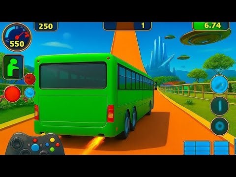 Crazy Bus Mega Ramp Challenge Simulator