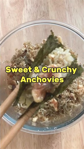 5-Min Korean Anchovies #anchovy #koreansidedish #shorts