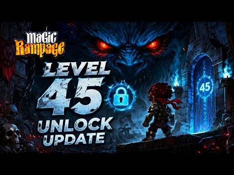 Magic Rampage Level 45 Unlock Update || Magic Rampage New Update || Magic Rampage Weekly Dungeon ||