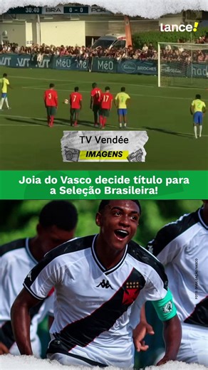 É CAMPEÃO! 🤩🏆🇧🇷A Seleção Brasileira sub-16 conquistou o título do Torneio Internacional de Montaigu pela terceira vez! Na final, vencida por 1 a 0 contra Portugal, o autor do gol foi Rodrygo Jr., joia da base do Vasco! Será que tem futuro, torcedor? 🗣️🤔#Redes5
