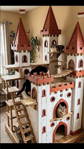 Amazing Cat Castle House | Ultimate Cat Playground Design