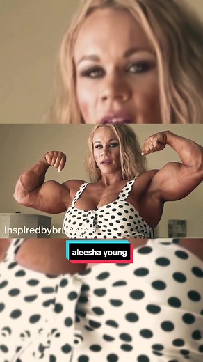 aleesha young amazing #aleeshayoung #fbb #musculosas #womanmuscles #fbbposes #muscularwomen