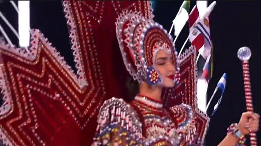 Madison in National Costume at Miss Universe 2023 showcasing “inclusivity makes dreams come true” | Miss Universe Canada