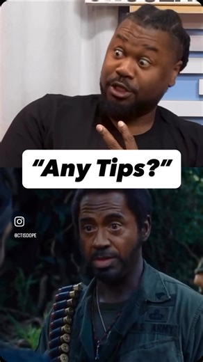 Over 17 years later and this movie is still funnier than ever. Tropic Thunder 2 is a real possibility as each year goes by. #tropicthunder #tropicthundermovie #tropicthunderfans | Brandon T Jackson