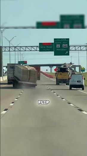 Exploding Tires Send Truck Flipping😬
