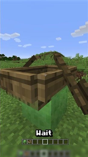 slime + boat = nasa rocket in minecraft