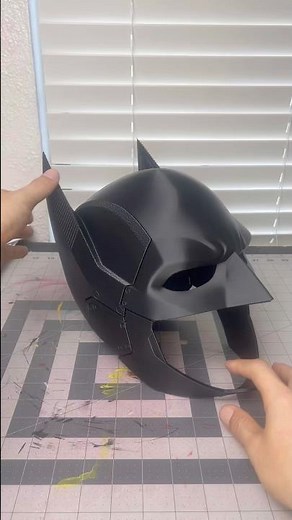 3D print and assemble Batman cowl #batman #cosplay #dccomics #3dprinting #batmancosplay #bambulab
