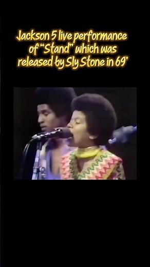 Jackson 5 live performance of “Stand” which was released by Sly Stone in 1969.