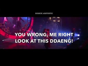 BTS |RM SUGA JHOPE DDAENG LIVE (WITH LYRICS)