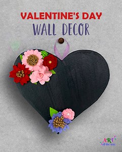 Valentine's Day Wall Decor | Valentine Decoration Ideas | Home Decor Here is an elegant craft yet simple to make, that you can use it to decorate your home with love to impress your precious ones. #walldecor #valentinedecoration #valentinewalldecor Materials Required: -Cardboard -Felt -Scissors -Ribbon -Beads -Pencil -Paint -Brush Our Social Media: Watch more: http://www.21frames.in/artalltheway Follow us on Instagram: https://www.instagram.com/ventunoart Follow us on Facebook: https://www.faceb