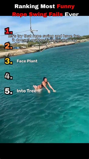 FUNNY ROPE SWING FAILS#fails