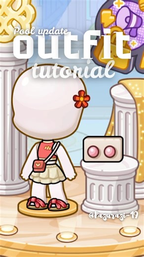 OUTFIT TUTORIAL 💫 • AVATAR WORLD #pazu #avatarstory #avatarworld