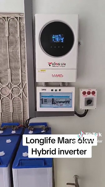 Longlife Mars 6kw Hybrid Solar Inverter for Efficient Power Generation