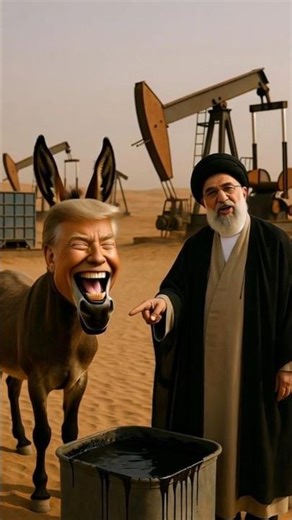 “The Donkey Drank Oil! 😂 | ​ #iranvsusa​ ​ #khamenei​ #trump ​