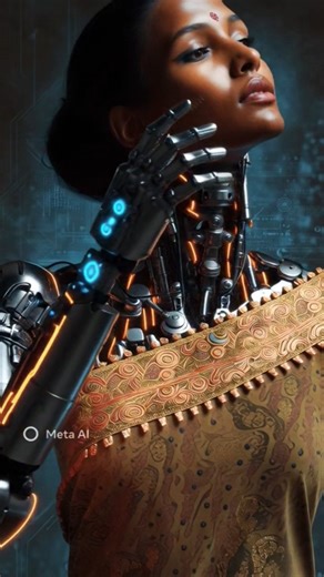 Robot Indian Woman #remix #song #music #viral #art #musicstyle #drawing #robot