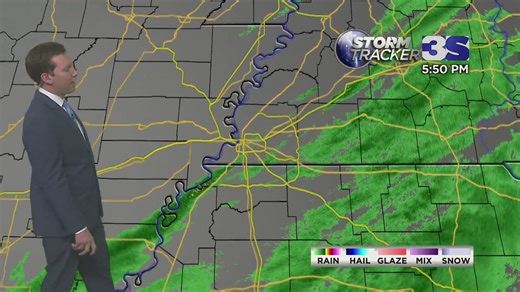 WREG Memphis weather Friday evening 1/16/26