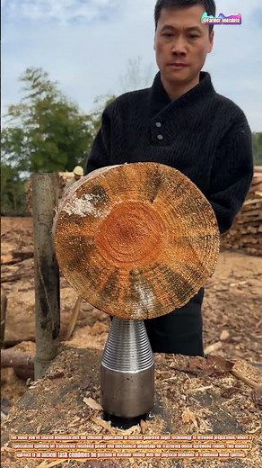 The Art of Mechanical Wood Splitting with Electric Auger Bits