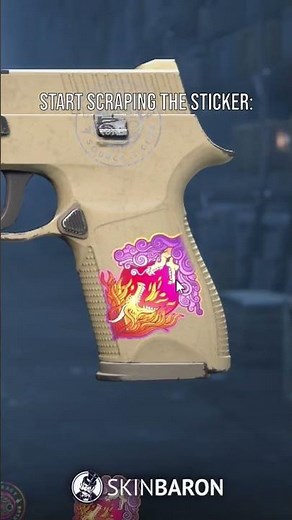 Hidden secret when scraping this CS2 sticker