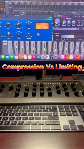 Compression versus limiting. #mixingtips #audio #mymixengineer #mixingengineer
