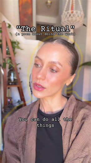 Samantha Marker | Emetophobia Specialist on Instagram: "This is a beautiful piece of work from @anniepoet first book. When I saw Annie preform this live - I cried. I was so moved by her words and the work she has done. I immediately asked her to record a version for me to share with everyone. Annie is a former client so she is speaking from experience. “When your old self begs you to go backwards but you don’t” and “Sure healing happens in your head - but it sticks in the way you chose to walk t