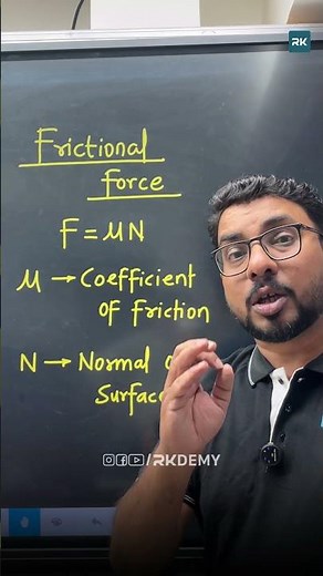 Frictionl force | 1st Year Engineering (FE) Students | Ajit Sir