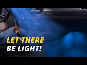 LED Footwell Lights – BMW E-Series Install