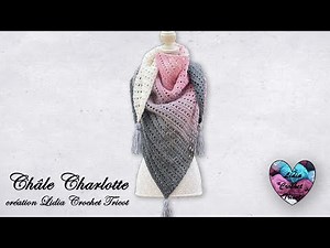 Châle "Charlotte" Crochet "Lidia Crochet Tricot"