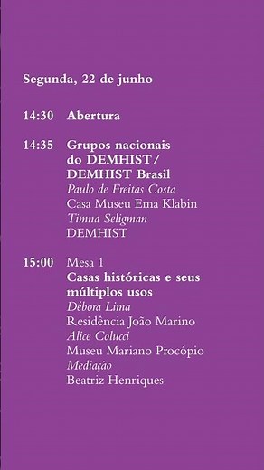 MuCa – 18º Encontro Brasileiro de Museus-Casas